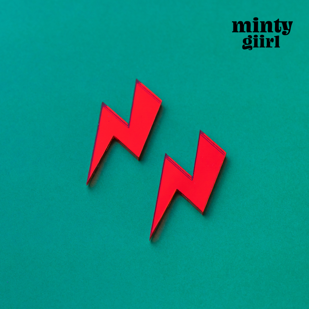 Jaki lightning bolt earrings