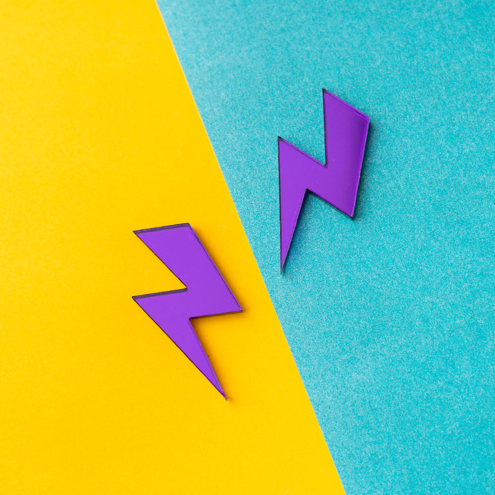 Jaki lightning bolt earrings