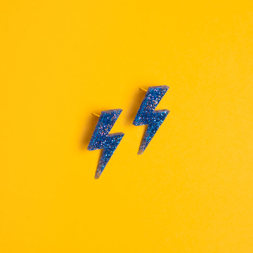 Jaki lightning bolt earrings