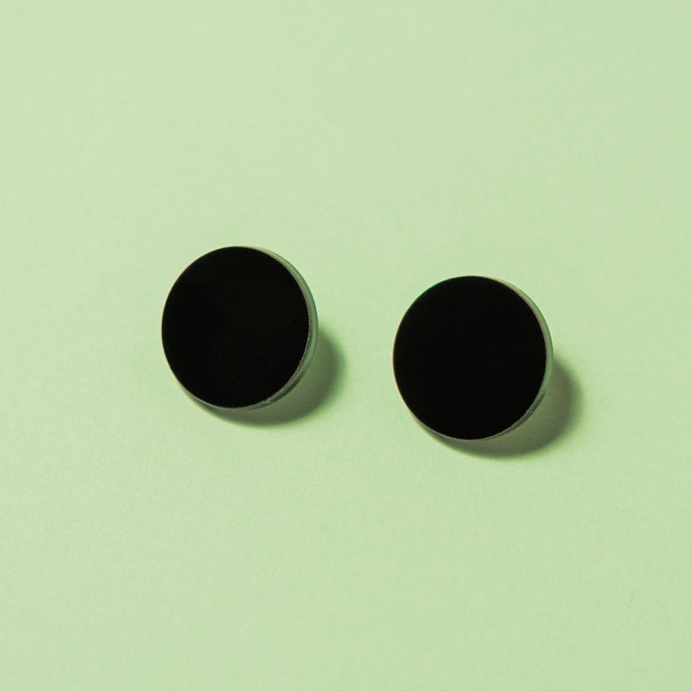 Let - round acrylic earrings