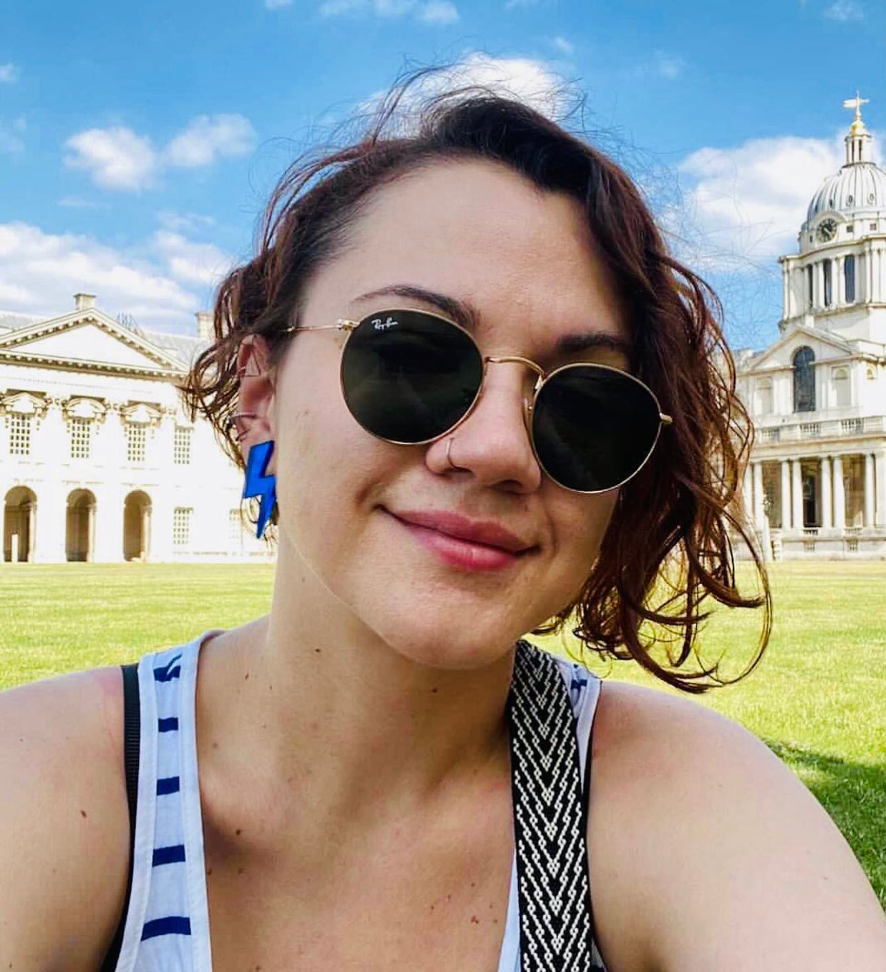 Jaki lightning bolt earrings