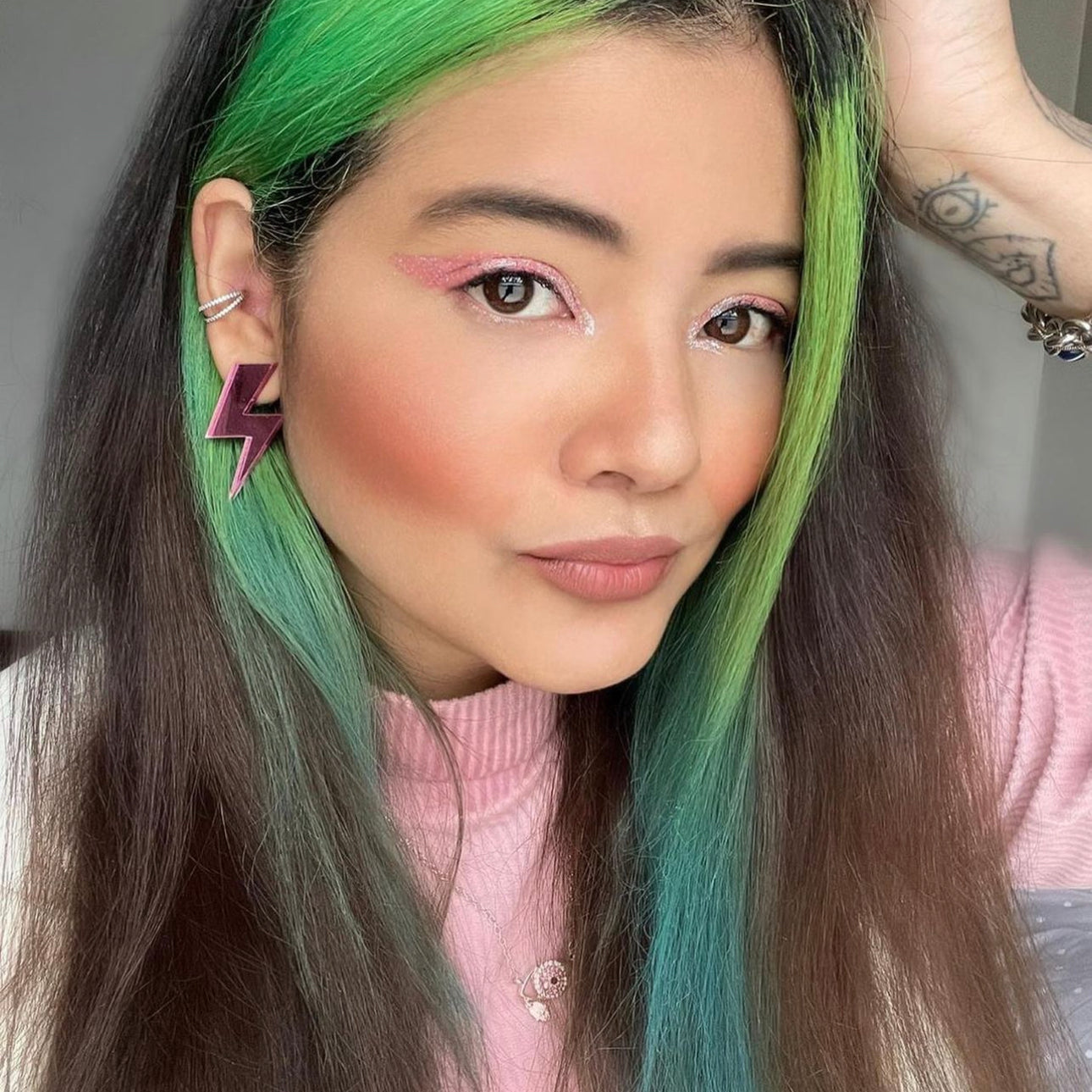 Jaki lightning bolt earrings