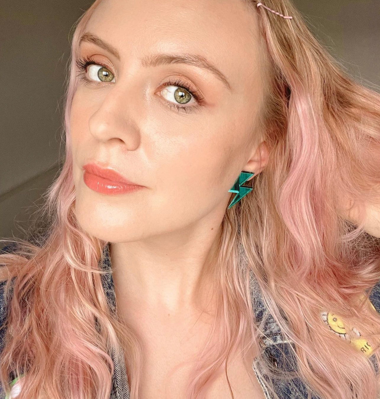 Jaki lightning bolt earrings