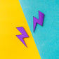 Jaki lightning bolt earrings